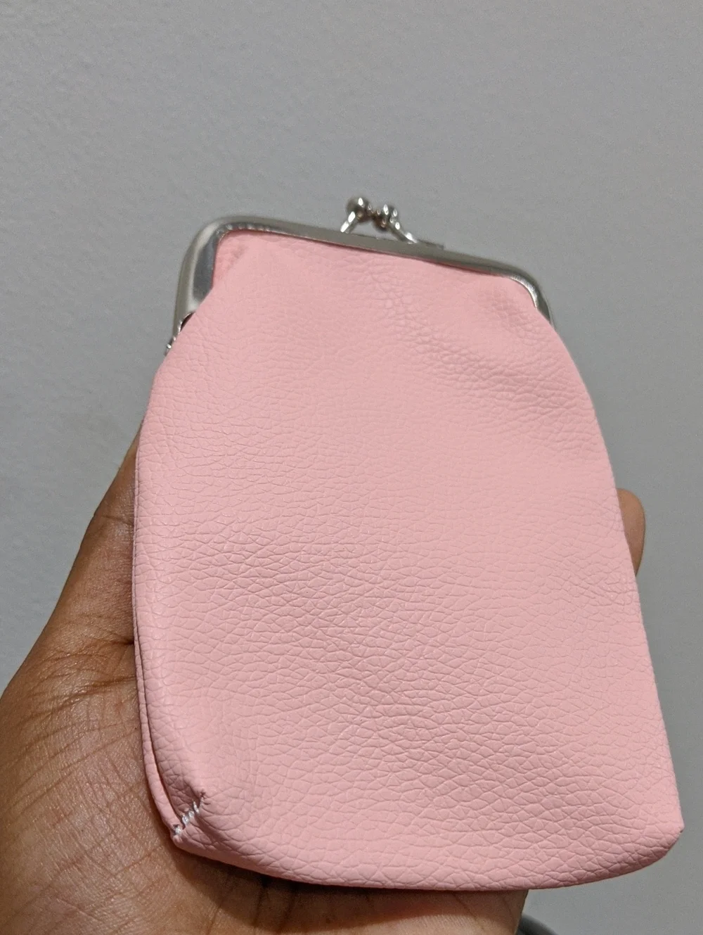 ² Pink Kiss-Lock Coin Pouch